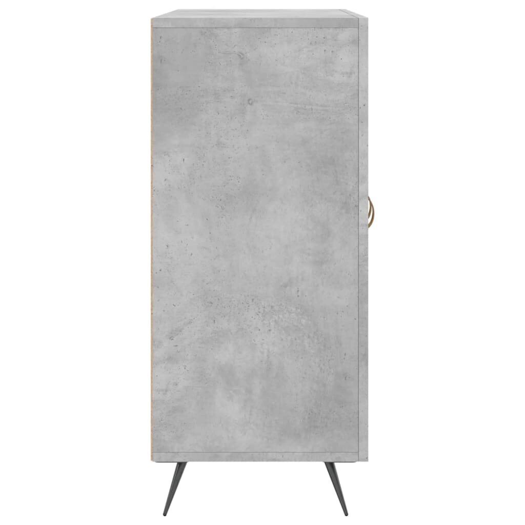 Senkki betoninharmaa 90x34x80 cm tekninen puu hinta ja tiedot | Olohuoneen kaapit ja lipastot | hobbyhall.fi