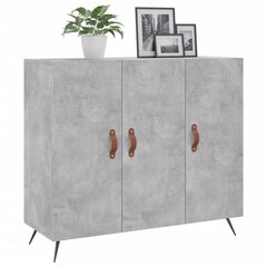 Senkki betoninharmaa 90x34x80 cm tekninen puu hinta ja tiedot | Olohuoneen kaapit ja lipastot | hobbyhall.fi