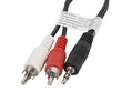 Lanberg, MiniJack 3.5 mm - 2 x RCA, 0.2 m hinta ja tiedot | Kaapelit ja adapterit | hobbyhall.fi