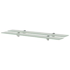 Kelluvat hyllyt 2 kpl lasi 80x10 cm 8 mm hinta ja tiedot | Hyllyt | hobbyhall.fi