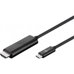 GB USB TYPE-C HDMI-SOVITINKAAPELI 4K60HZ 1.8M hinta ja tiedot | Kaapelit ja adapterit | hobbyhall.fi