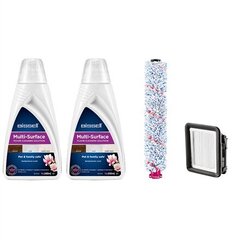 BISSELL MultiSurface Cleaning Pack 2x 1789L + Harja + Filtteri hinta ja tiedot | Pölynimureiden lisätarvikkeet | hobbyhall.fi
