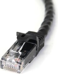 STARTECH 5 m Black Snagless Cat6 UTP hinta ja tiedot | Kaapelit ja adapterit | hobbyhall.fi