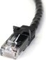 STARTECH 5 m Black Snagless Cat6 UTP hinta ja tiedot | Kaapelit ja adapterit | hobbyhall.fi
