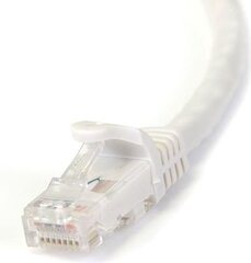 STARTECH N6PATC3MWH 3m White Gigabit hinta ja tiedot | StarTech Kodinkoneet ja kodinelektroniikka | hobbyhall.fi