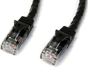 STARTECH 2 m Black Snagless Cat6 UTP hinta ja tiedot | Kaapelit ja adapterit | hobbyhall.fi