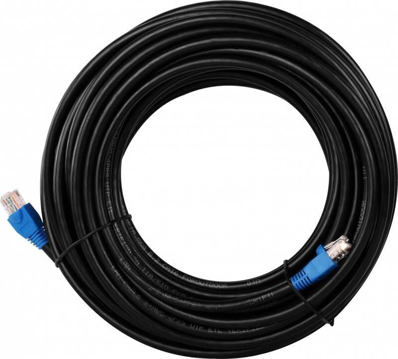 GB CAT6 U/UTP OUTDOOR MUSTA 20M hinta ja tiedot | Kaapelit ja adapterit | hobbyhall.fi