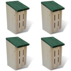 Perhostalot, 14 x 15 x 22 cm, 4 kpl hinta ja tiedot | Lintulaudat ja lintuhäkit | hobbyhall.fi