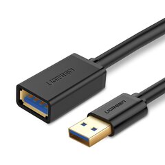 Ugreen US129 USB 3.0 jatkojohto 0,5m musta hinta ja tiedot | Kaapelit ja adapterit | hobbyhall.fi