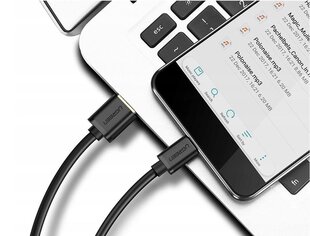 UGREEN nikkeli USB-C kaapeli 0,25m musta hinta ja tiedot | Kaapelit ja adapterit | hobbyhall.fi