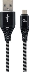 Gembird CC-USB2B-AMmBM-2M-BW hinta ja tiedot | Kaapelit ja adapterit | hobbyhall.fi