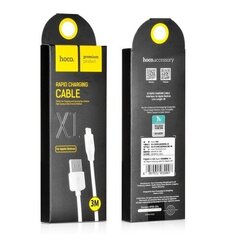 Hoco USB - Lightning, 3 m hinta ja tiedot | Kaapelit ja adapterit | hobbyhall.fi