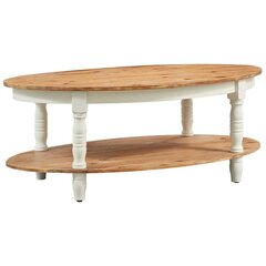 Sohvapöytä 102x62,5x42 cm täysi akaasiapuu hinta ja tiedot | Sohvapöydät | hobbyhall.fi