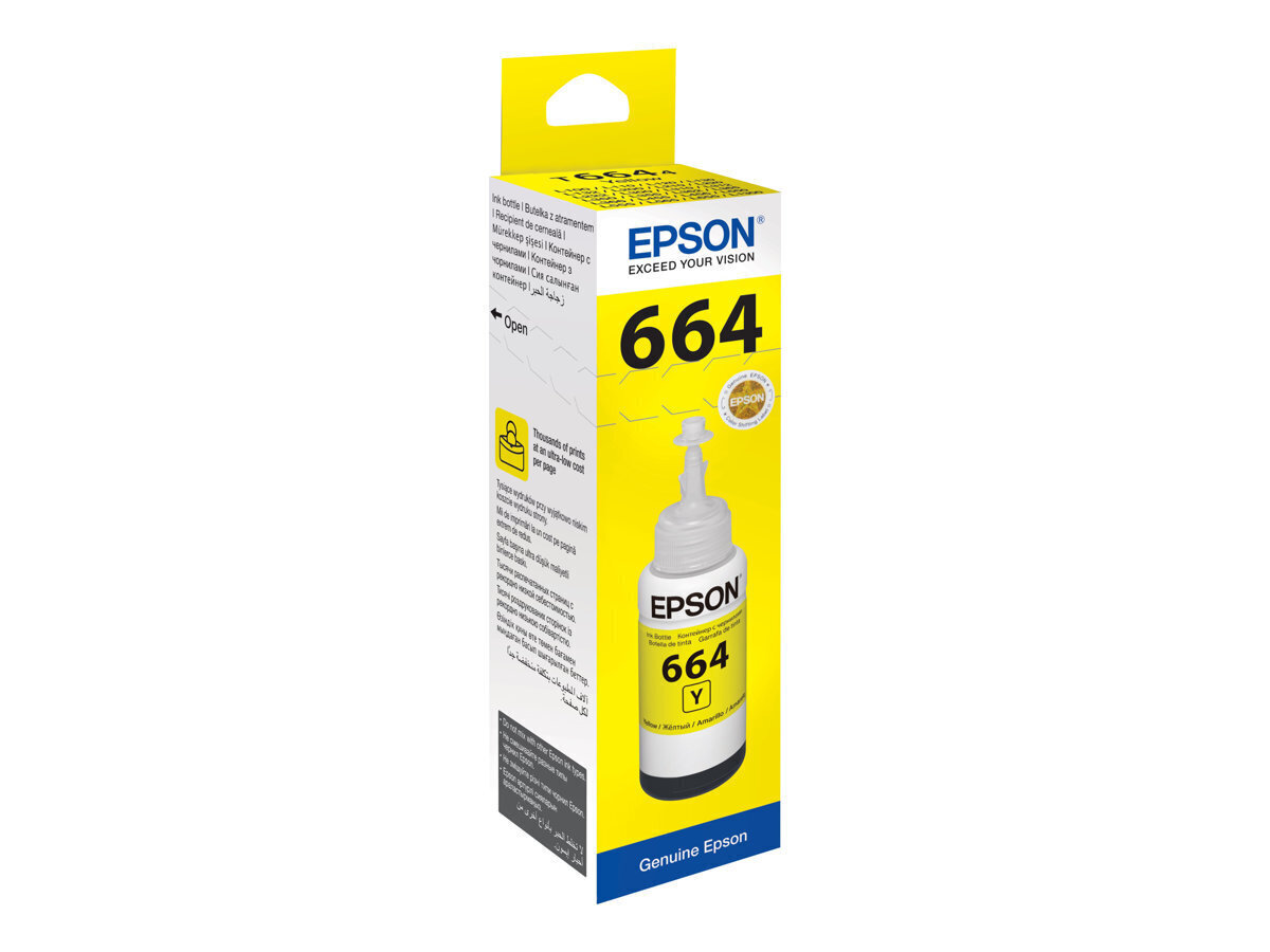 Epson T6644 mustepullo 70 ml mustepatruuna hinta ja tiedot | Mustekasetit | hobbyhall.fi