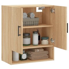 Seinäkaappi Sonoma-tammi 60x31x70 cm tekninen puu hinta ja tiedot | Olohuoneen kaapit ja lipastot | hobbyhall.fi