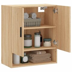 Seinäkaappi Sonoma-tammi 60x31x70 cm tekninen puu hinta ja tiedot | Olohuoneen kaapit ja lipastot | hobbyhall.fi