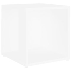 Sivupöytä valkoinen 33x33x34,5 cm lastulevy hinta ja tiedot | Sohvapöydät | hobbyhall.fi