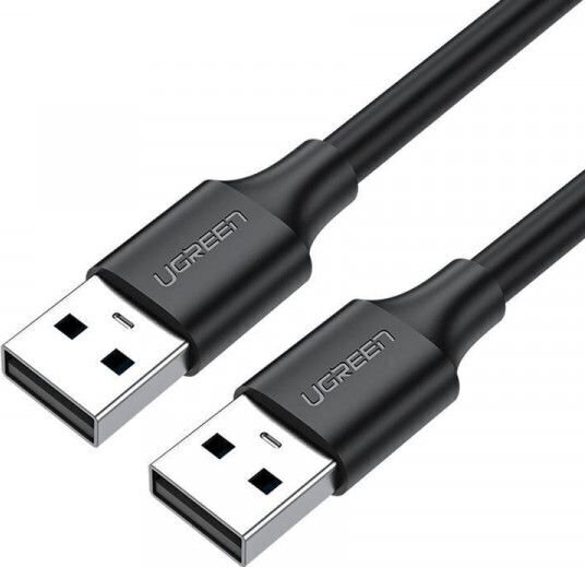 Ugreen US102 USB 2.0 kaapeli, MM, 3 m, musta hinta ja tiedot | Kaapelit ja adapterit | hobbyhall.fi