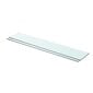 Hyllyt 2 kpl kirkas lasi 80x15 cm hinta ja tiedot | Hyllyt | hobbyhall.fi