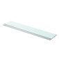 Hyllyt 2 kpl kirkas lasi 90x15 cm hinta ja tiedot | Hyllyt | hobbyhall.fi