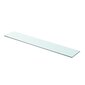 Hyllyt 2 kpl kirkas lasi 90x15 cm hinta ja tiedot | Hyllyt | hobbyhall.fi