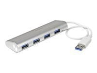 STARTECH ST43004UA USB 3.0 4-Port Hub hinta ja tiedot | Adapterit | hobbyhall.fi