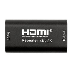HDMI-signaalin vahvistin jopa 40 metriin hinta ja tiedot | Kaapelit ja adapterit | hobbyhall.fi