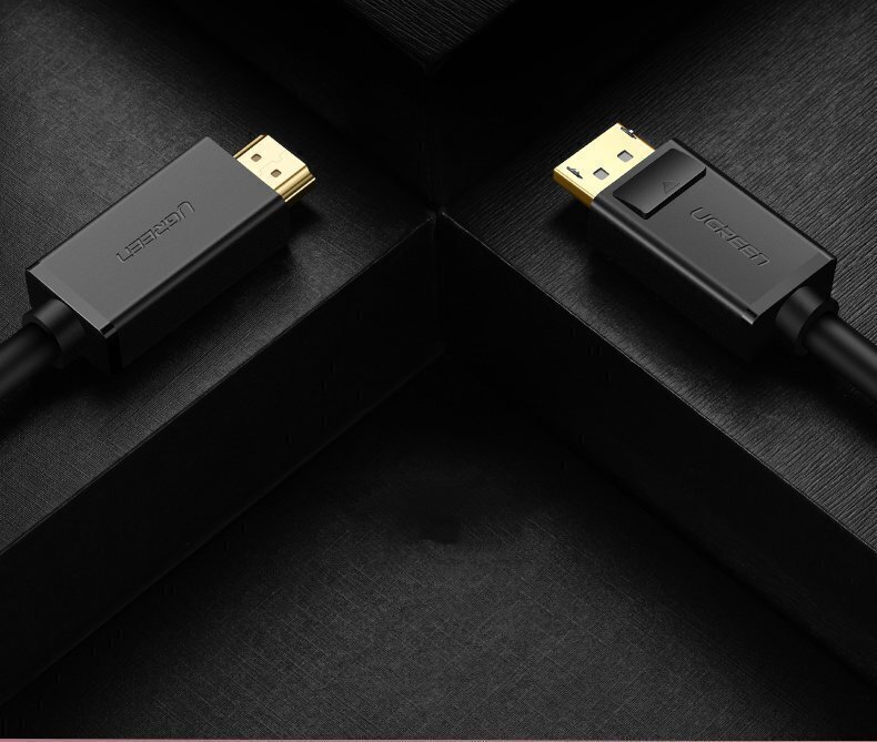 Ugreen HDMI-kaapeli – DisplayPort 4K 30 Hz 28 AWG, 3 m (DP101 10203). hinta ja tiedot | Kaapelit ja adapterit | hobbyhall.fi