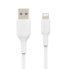 Belkin BOOST CHARGE Lightning to USB-A C hinta ja tiedot | Kaapelit ja adapterit | hobbyhall.fi