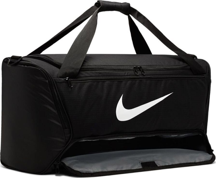 Nike urheilukassi BRASILIA M, harmaa 60 l, 907115260 hinta ja tiedot | Naisten käsilaukut | hobbyhall.fi