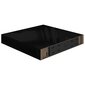 Kelluvat seinähyllyt 4 kpl korkeak. musta 23x23,5x3,8 cm MDF hinta ja tiedot | Hyllyt | hobbyhall.fi