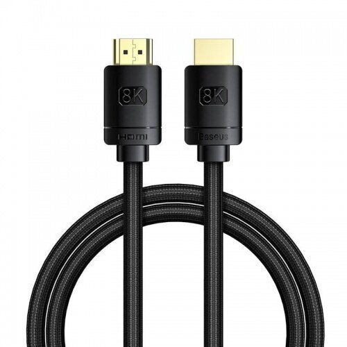 Baseus perusteräväpiirto HDMI 8K - HDMI 8K -sovitinkaapeli 1 m CAKGQ-J01 hinta ja tiedot | Kaapelit ja adapterit | hobbyhall.fi