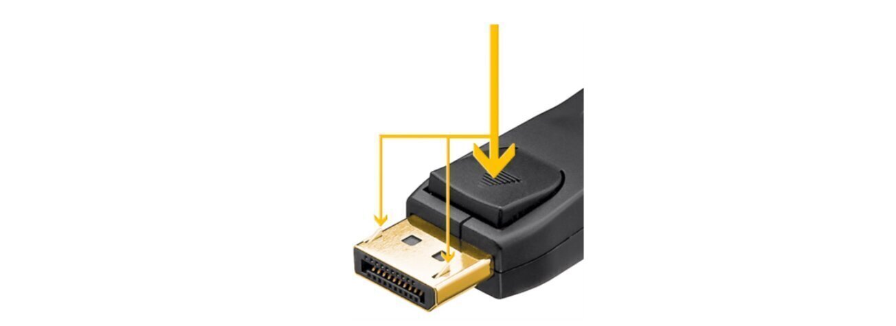 GB DISPLAYPORT V1.2 KAAPELI 1M hinta ja tiedot | Kaapelit ja adapterit | hobbyhall.fi