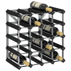 Viinipulloteline 20 pullolle musta täysi mänty hinta ja tiedot | Hyllyt | hobbyhall.fi