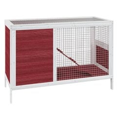 Kaninkoppi mokka 103x44x69,5 cm täysi mänty hinta ja tiedot | Pieneläinten häkit ja tarvikkeet | hobbyhall.fi