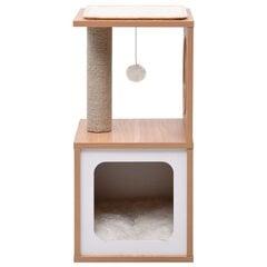 Kissan kiipeilypuu sisal-raapimismatolla 60 cm hinta ja tiedot | Raapimispuut ja kiipeilypuut | hobbyhall.fi