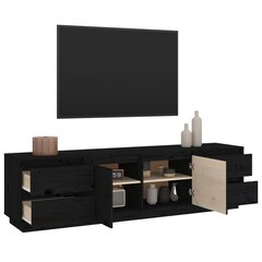 TV-taso musta 176x37x47,5 cm täysi mänty hinta ja tiedot | TV-tasot | hobbyhall.fi