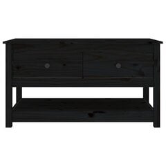 Sohvapöytä musta 102x49x55 cm täysi mänty hinta ja tiedot | Sohvapöydät | hobbyhall.fi