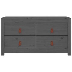 Senkki harmaa 100x40x54 cm täysi mänty hinta ja tiedot | Olohuoneen kaapit ja lipastot | hobbyhall.fi