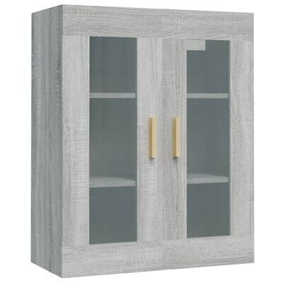 Riippuva seinäkaappi harmaa Sonoma 69,5x34x90 cm hinta ja tiedot | Olohuoneen kaapit ja lipastot | hobbyhall.fi