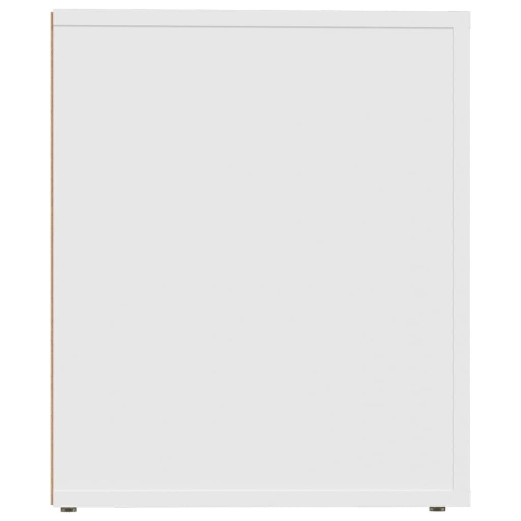 Yöpöydät 2 kpl valkoinen 50x39x47 cm hinta ja tiedot | Yöpöydät | hobbyhall.fi