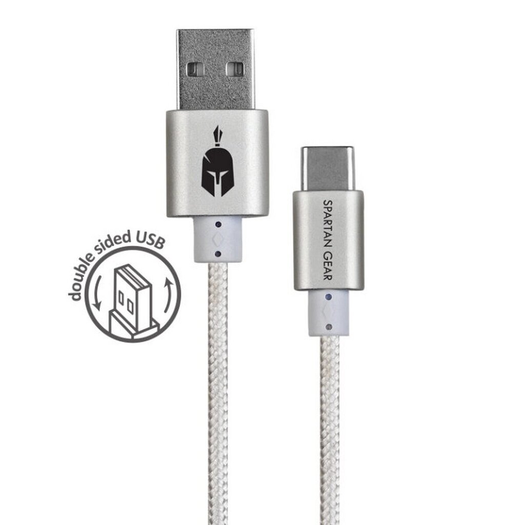 USB to Type-C 2m Cable - valkoinen hinta ja tiedot | Kaapelit ja adapterit | hobbyhall.fi