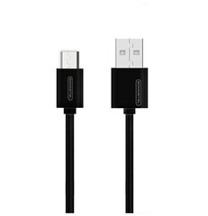 Kaapeli Somostel, Micro USB, 1,2 m, musta hinta ja tiedot | Somostel Kodinkoneet ja kodinelektroniikka | hobbyhall.fi