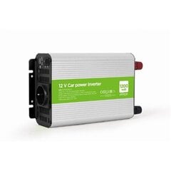 Gembird auto invertteri 12V 1200W : EG-PWC1200-01 hinta ja tiedot | Kaapelit ja adapterit | hobbyhall.fi