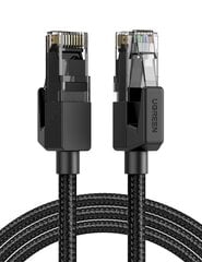 -UGREEN NW135 Cat 6 U / UTP Braid Ethernet RJ45 -kaapeli 3m (musta) hinta ja tiedot | Kaapelit ja adapterit | hobbyhall.fi