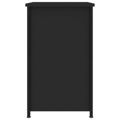 Yöpöytä musta 40x36x60 cm tekninen puu hinta ja tiedot | Yöpöydät | hobbyhall.fi