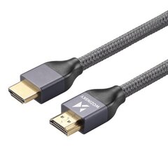 Wozinsky-kaapeli HDMI 2.1 8K 60 Hz 48 Gbps / 4K 120 Hz / 2K 144 Hz 1m hopea (WHDMI-10) hinta ja tiedot | Ei ole määritelty Televisiot ja lisätarvikkeet | hobbyhall.fi
