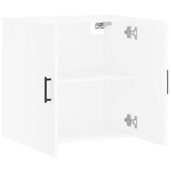 Seinäkaappi valkoinen 60x31x60 cm tekninen puu hinta ja tiedot | Olohuoneen kaapit ja lipastot | hobbyhall.fi