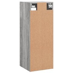 Seinäkiinnitettävä kaappi harmaa Sonoma 34,5x34x90 cm hinta ja tiedot | Olohuoneen kaapit ja lipastot | hobbyhall.fi