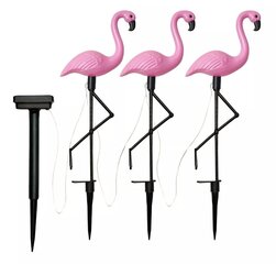 Puutarhassa lamput Kanssa aurinko paneeli LED - flamingo hinta ja tiedot | Puutarha- ja ulkovalot | hobbyhall.fi